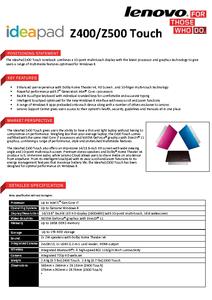 IdeaPad Z400-Z500 Spec Sheet.pdf