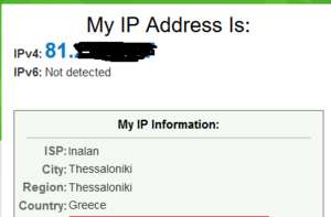 Πατήστε στην εικόνα για να τη δείτε σε μεγέθυνση. 

Όνομα:  whatismyipaddress.png 
Εμφανίσεις:  6 
Μέγεθος:  13,8 KB 
ID: 202764