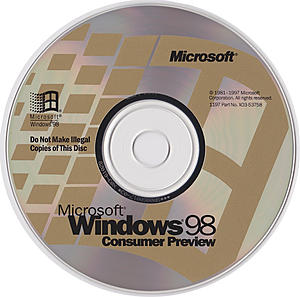 Πατήστε στην εικόνα για να τη δείτε σε μεγέθυνση. 

Όνομα:  Windows_98_Consumer_Preview_CD-ROM.jpg 
Εμφανίσεις:  39 
Μέγεθος:  125,6 KB 
ID: 96274