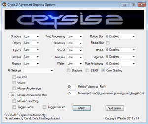 Πατήστε στην εικόνα για να τη δείτε σε μεγέθυνση. 

Όνομα:  crysis2 options.png 
Εμφανίσεις:  80 
Μέγεθος:  72,3 KB 
ID: 85511